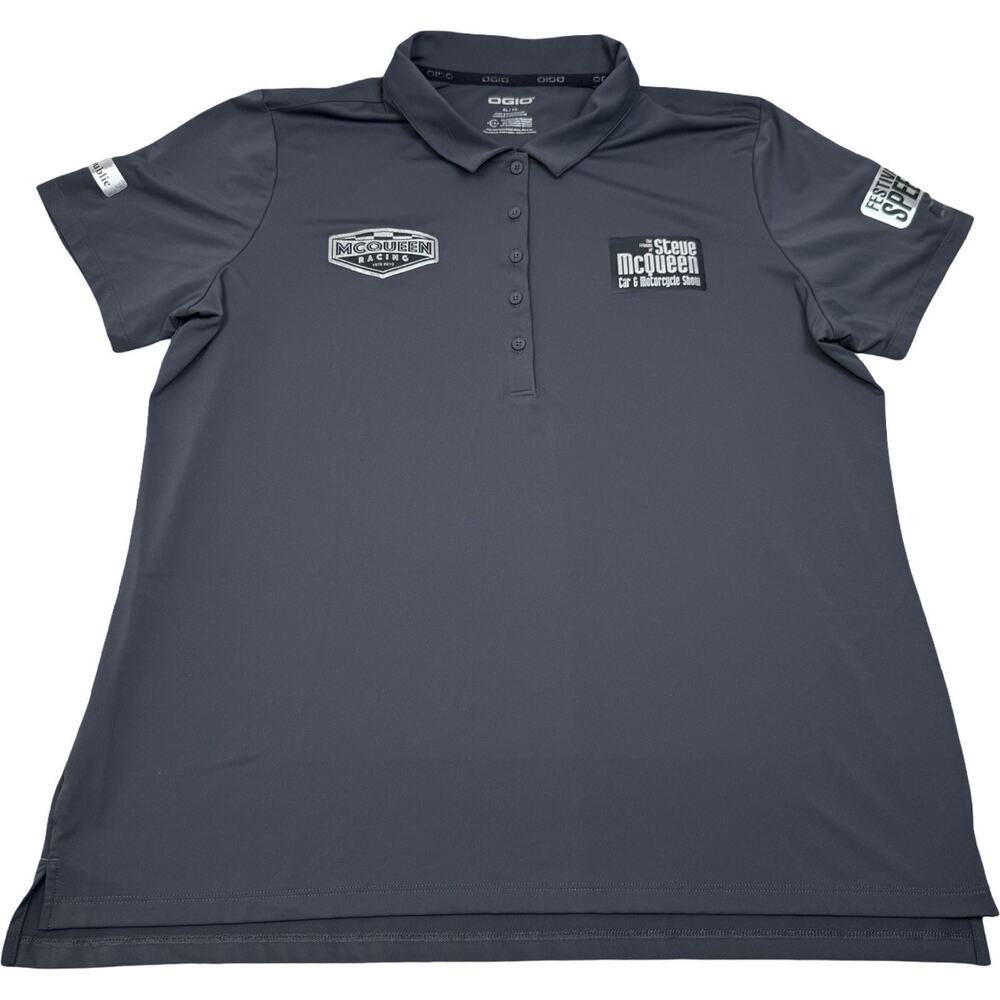 Ogio Steve McQueen Car & Motorcycle Show 2025 Polo Shirt Women’s XL - RARE